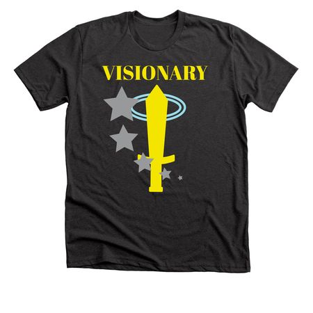 Visionary Era T-Shirt, a Dark Grey Heather Premium Unisex Tee