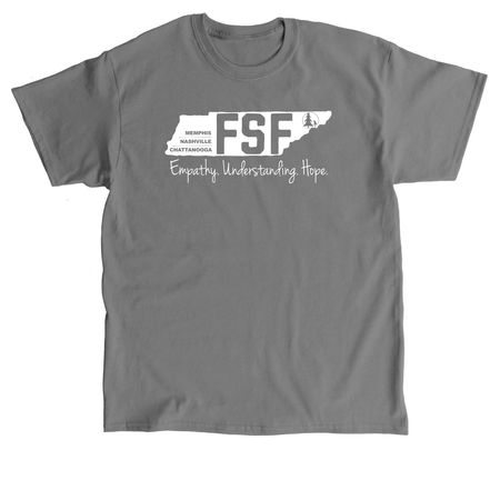 FSF State Logo, a Charcoal Classic Unisex Tee