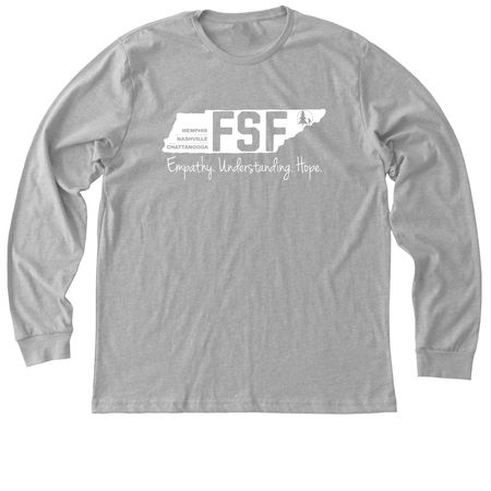 FSF State Logo, a Athletic Heather Premium Long Sleeve Tee