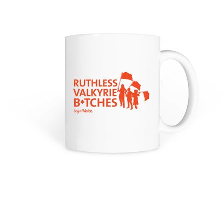Ruthless Valkyrie B*tches Mug, a White Coffee Mug