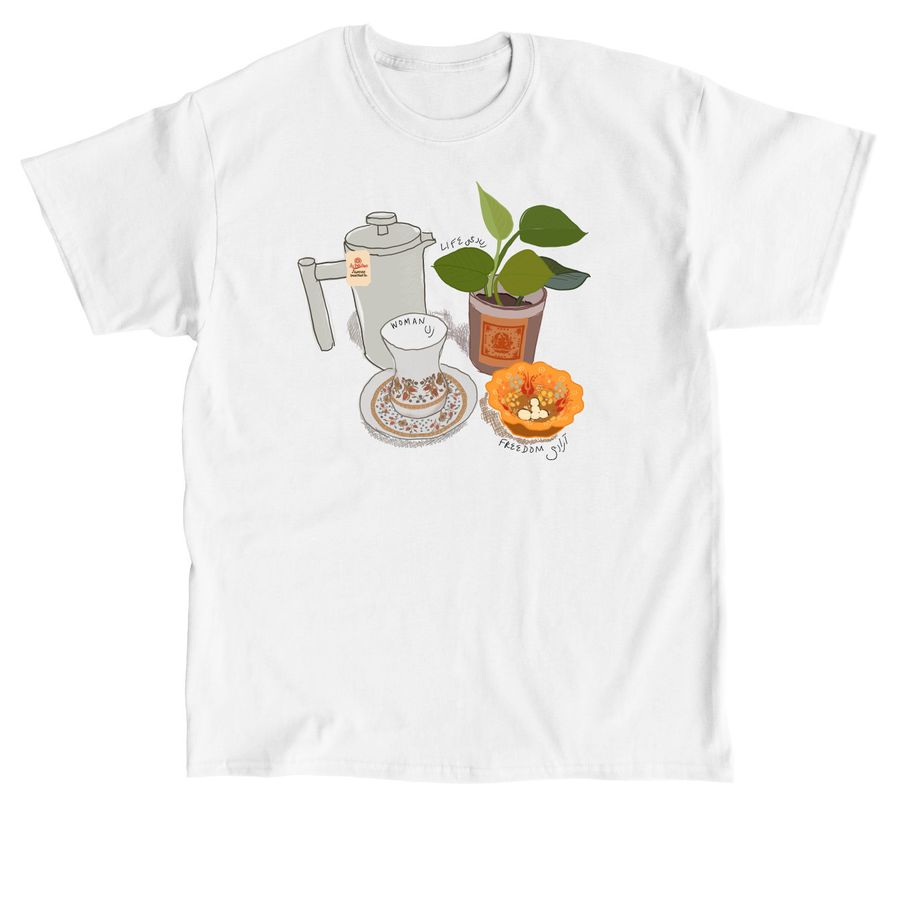 Woman! Life! Freedom!, a White Classic Unisex Tee