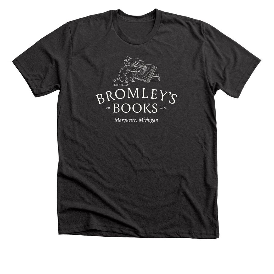 Bromley's Marquette, MI, a Dark Grey Heather Premium Unisex Tee