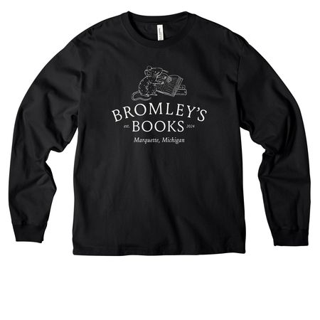 Bromley's Marquette, MI, a Black Unisex Heavyweight Long Sleeve Tee