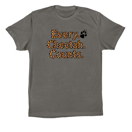 Every Cheetah Counts COT-USA&nbsp;, a Storm Premium Cotton Tee