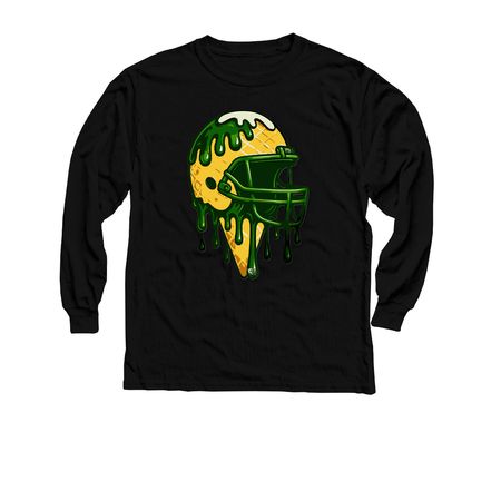 Bison Drip, a Black Youth Long Sleeve Tee