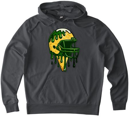 Bison Drip, a Terrain Grey Allmade Organic French Terry Pullover Hoodie