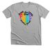Show Your Pride, a Athletic Heather Premium Unisex Tee