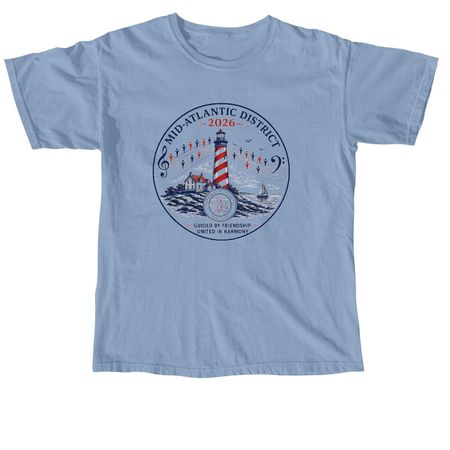 District Contest, a Washed Denim Comfort Colors Unisex Tee