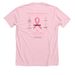 Heather's Journey, a Heather Pink Premium Unisex Tee (back-view)