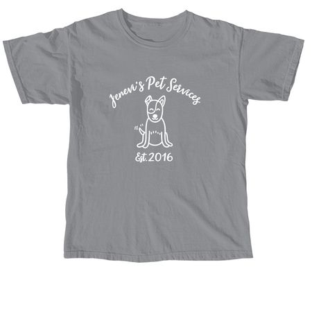 Cotton Tops White Print (2/9), a Granite Comfort Colors Unisex Tee
