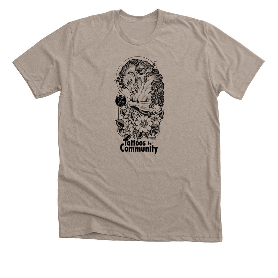 19th Annual Tattoos For Community, a Heather Stone Premium Unisex Tee