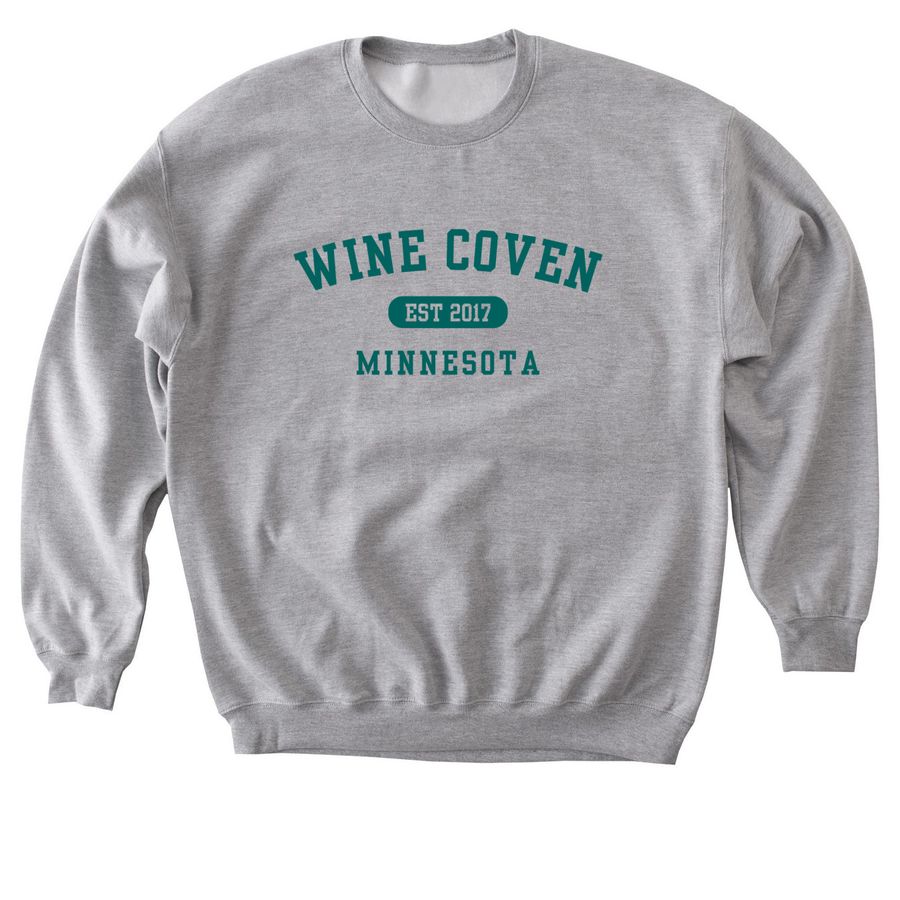 Wine Coven College, a Sport Grey Softstyle Crewneck Sweatshirt