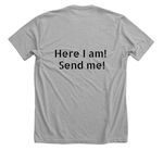 IDSICBISS&nbsp;, a Athletic Heather Premium Unisex Tee (back-view)