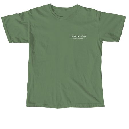 Hog Island Simple Life Lapel, a Hemp Comfort Colors Unisex Tee