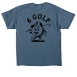 8&nbsp; Golf, a Indigo Blue Classic Unisex Tee (back-view)