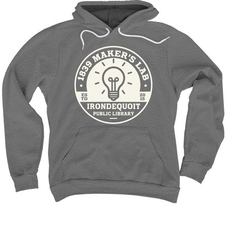 1839 Maker's Lab Apparel, a Deep Heather Premium Pullover Hoodie