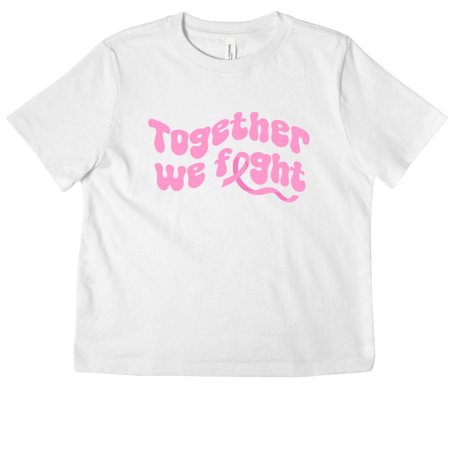 Together We Fight Tee, a White Women's Heavyweight Tee