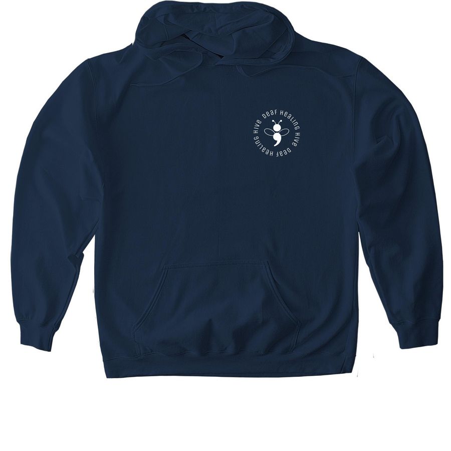 Limited Edition: Please Stay, a Navy Gildan Softstyle Pullover Hoodie
