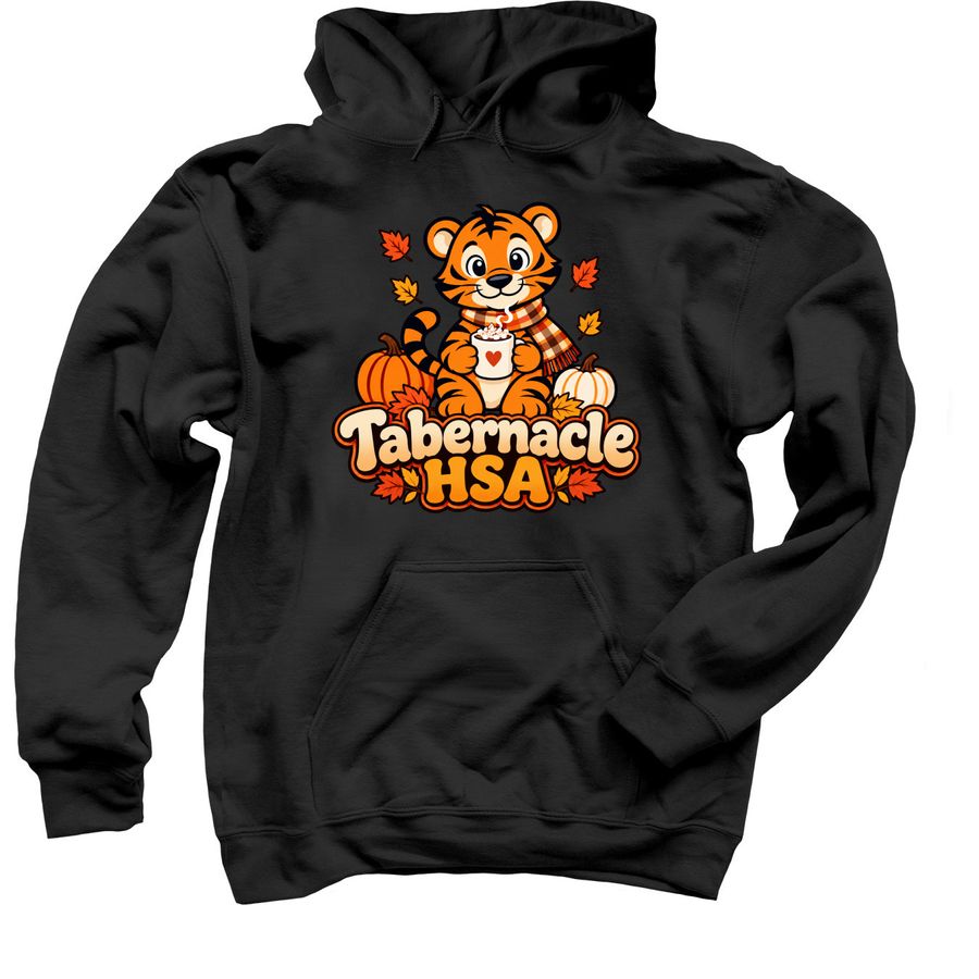 Fall, a Black Pullover Hoodie