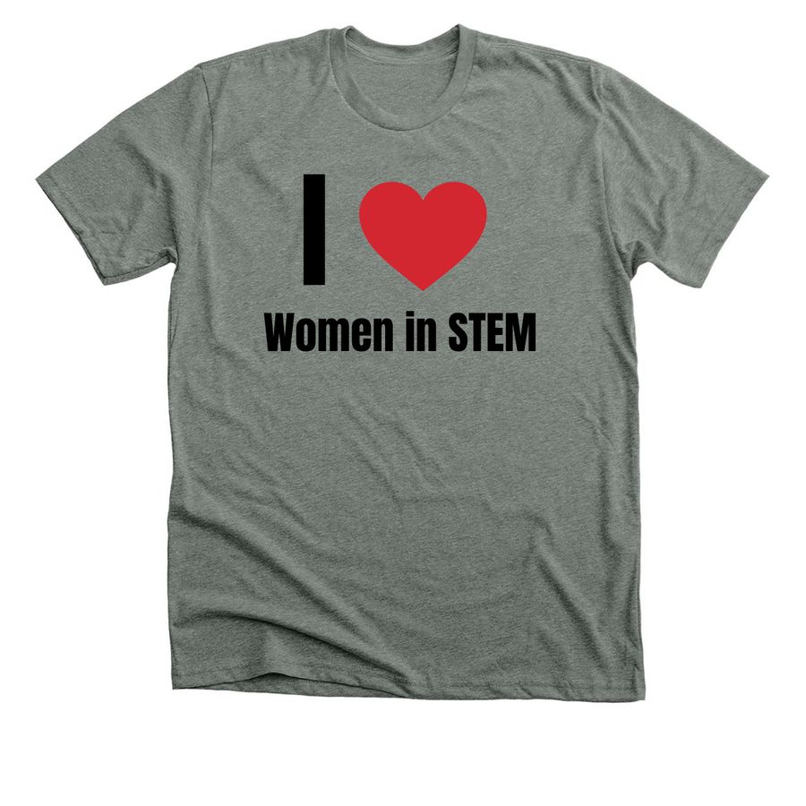 Women in STEM Shirt~, a Deep Heather Premium Unisex Tee