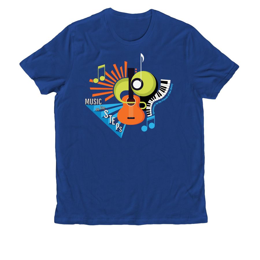 2026 Music on the Steps, a Andromeda Blue Allmade Organic Cotton Unisex Tee