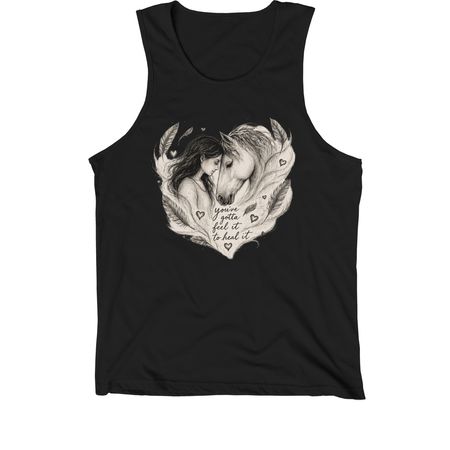 Gotta feel it&nbsp;, a Black Premium Cotton Tank