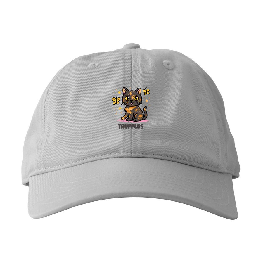 Hats by @trufflesthetortie, a Dolphin Printed Eco Baseball Cap
