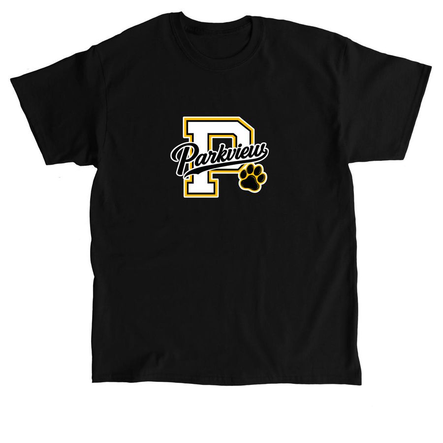 Parkview Pawprint, a Black Classic Unisex Tee