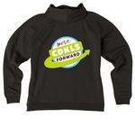 Move CDKL5 Forward Zip Up Hoodie, a Deep Black Allmade Women?s Organic CVC Zip-Up Hoodie (back-view)