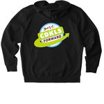 Move CDKL5 Forward Zip Up Hoodie, a Black Stanley/Stella Unisex Cultivator 2.0 Zip Up Pullover Hoodie (back-view)