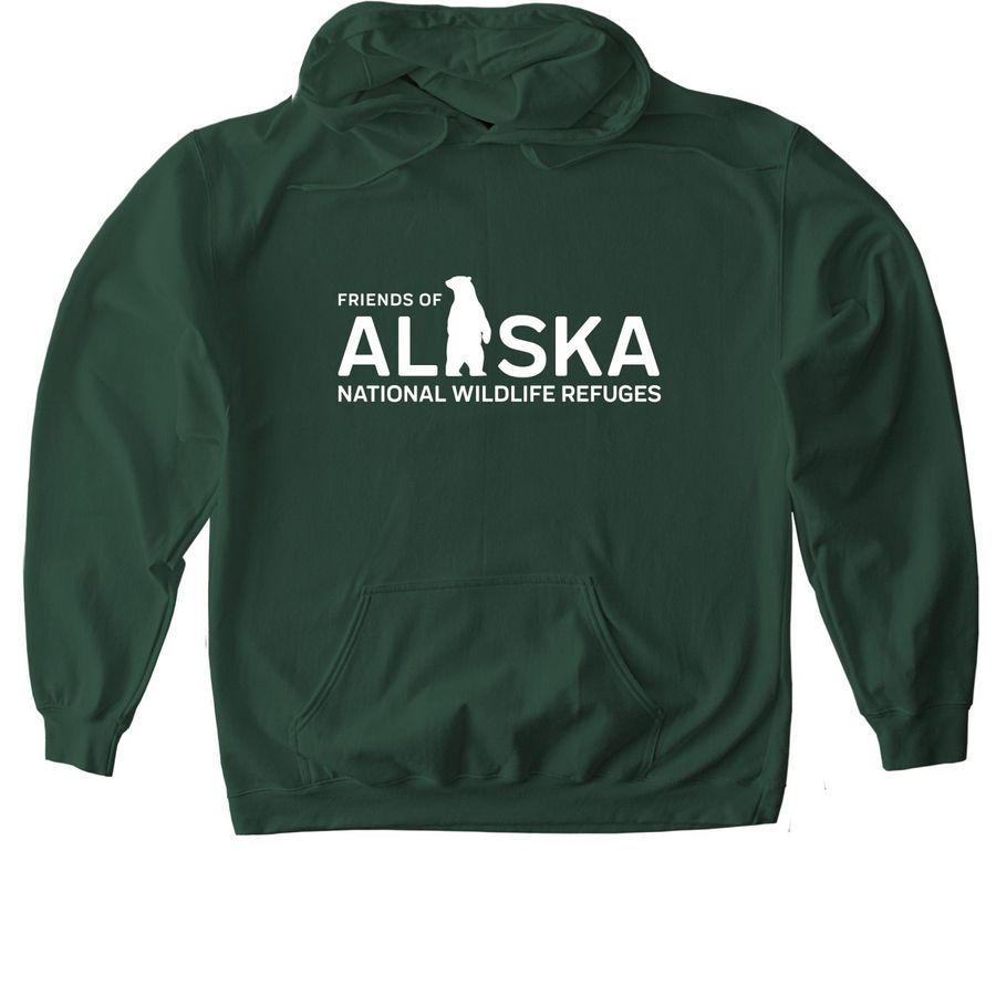 Polar Bear Shirts, a Forest Green Softstyle Pullover Hoodie