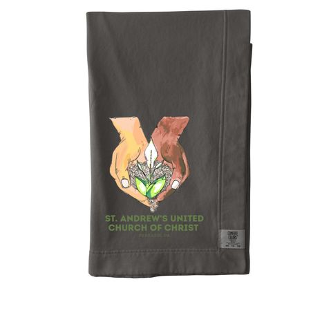 St. Andrew's Blanket, a Pepper Comfort Colors Blanket