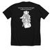 Strength, resilience, and heart, a Solid Black Blend Premium Unisex Tee (back-view)