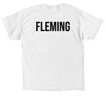 Our Roots Run Deep 2026 Fleming, a White Classic Unisex Tee (back-view)