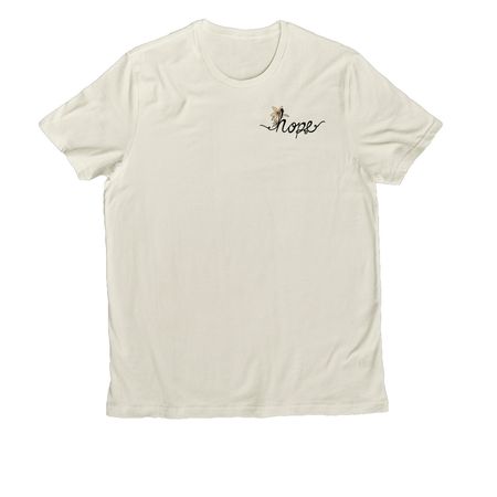 Gabriella Hope, a White Sand Allmade Organic Cotton Unisex Tee