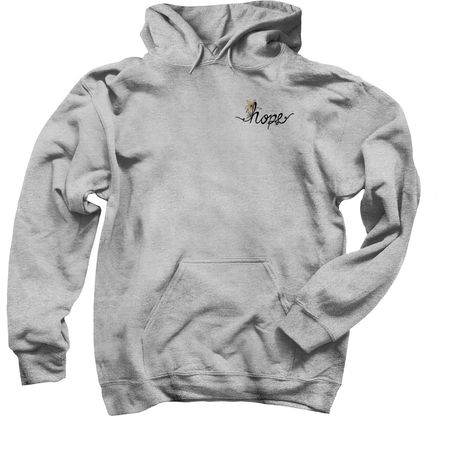 Gabriella Hope, a Sport Grey Pullover Hoodie