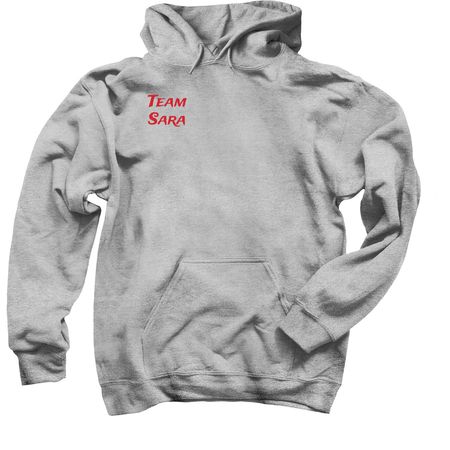 Team Sara hoodie&nbsp;, a Sport Grey Pullover Hoodie