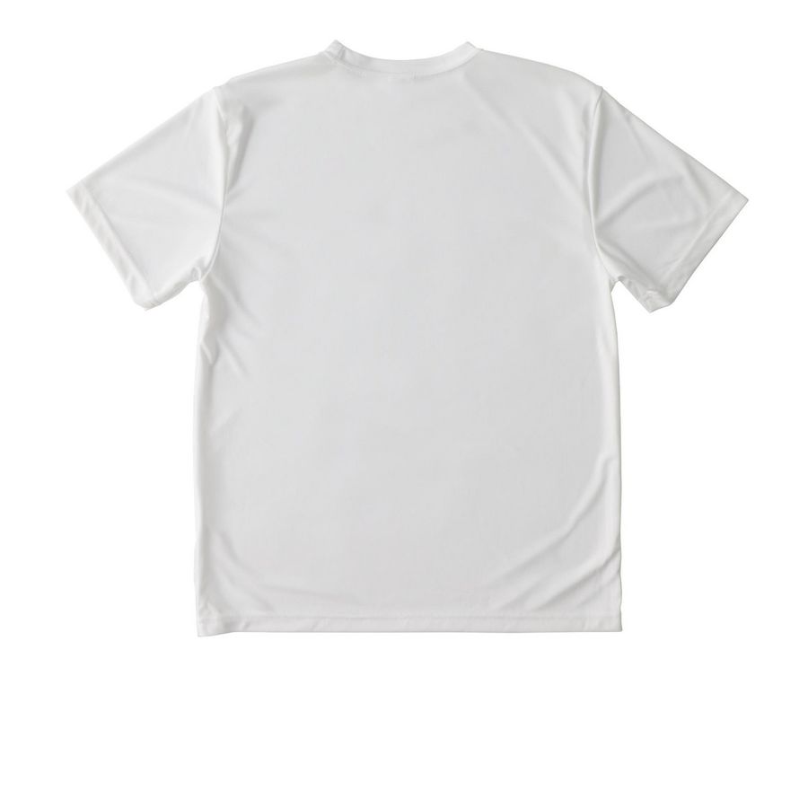 Athletic Logo Gear, a White Youth Performance Tee (back-view)