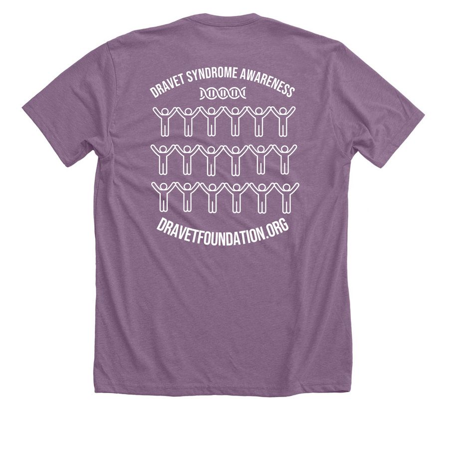 Brady's Bunch&nbsp;, a Heather Purple Premium Unisex Tee (back-view)