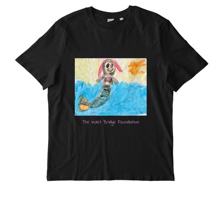 "The Mermaid" - Painting By Ellie & her aides, a Black Stanley/Stella Unisex Creator 2.0 Tee