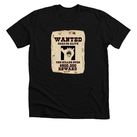Nubz Wanted, a Solid Black Blend Premium Unisex Tee