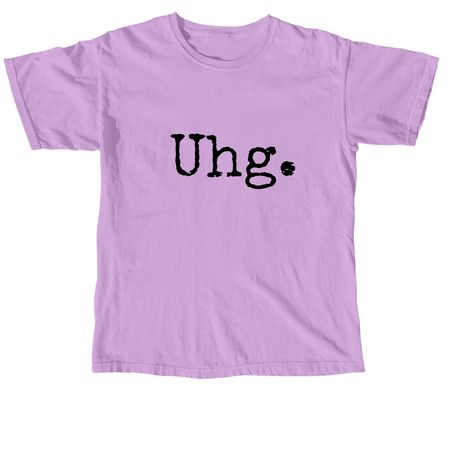 UHG., a Neon Violet Comfort Colors Unisex Tee