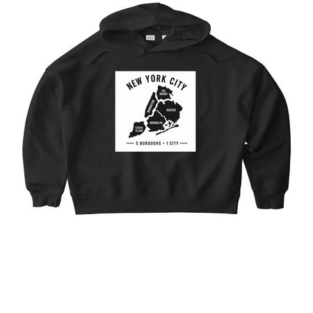 PTC to NYC - Boroughs, a Black Stanley/Stella Women?s Stella Nora Pullover Hoodie