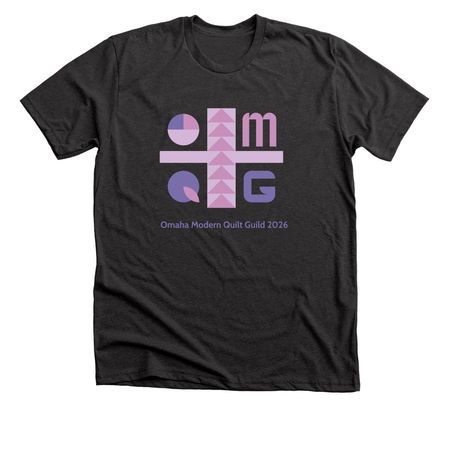 2026 OMQG T-shirt, a Dark Grey Heather Premium Unisex Tee