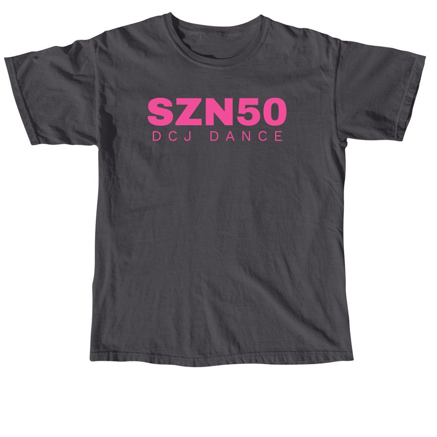 SZN50, a Graphite Comfort Colors Unisex Tee