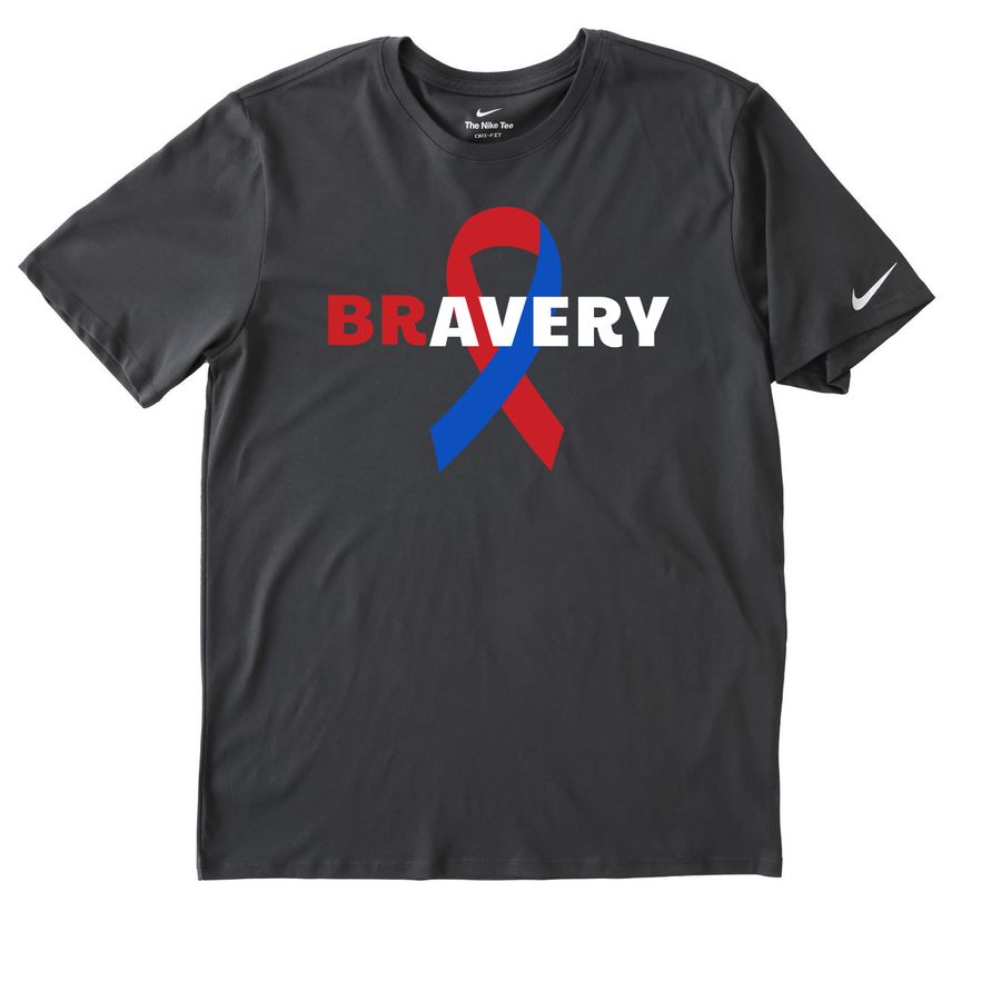 Nike Dri Fit - Avery Fuerbacher, a Anthracite Nike Dri-FIT Jersey Blend Performance Tee