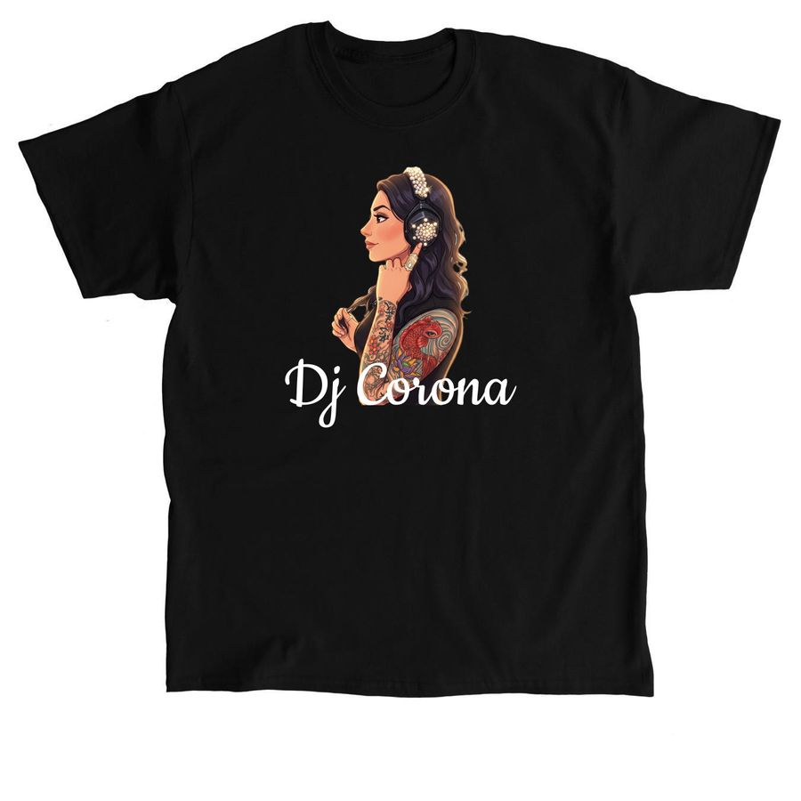 Official DJ Corona Tee, a Black Classic Unisex Tee