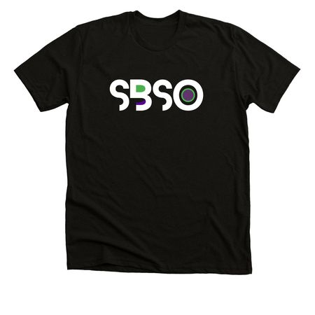 T-Shirts and Tanks - Light Logo, a Solid Black Blend Premium Unisex Tee