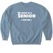 Mom of a Senior, a Stone Blue Softstyle Crewneck Sweatshirt