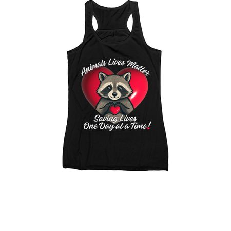 Animals Lives Matter of East Texas, a Black Women's Racerback